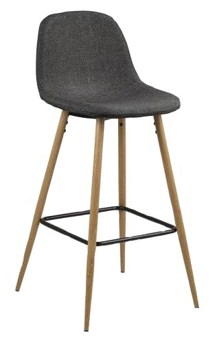 Ciemnoszary hoker kucheny z jasną podstawą