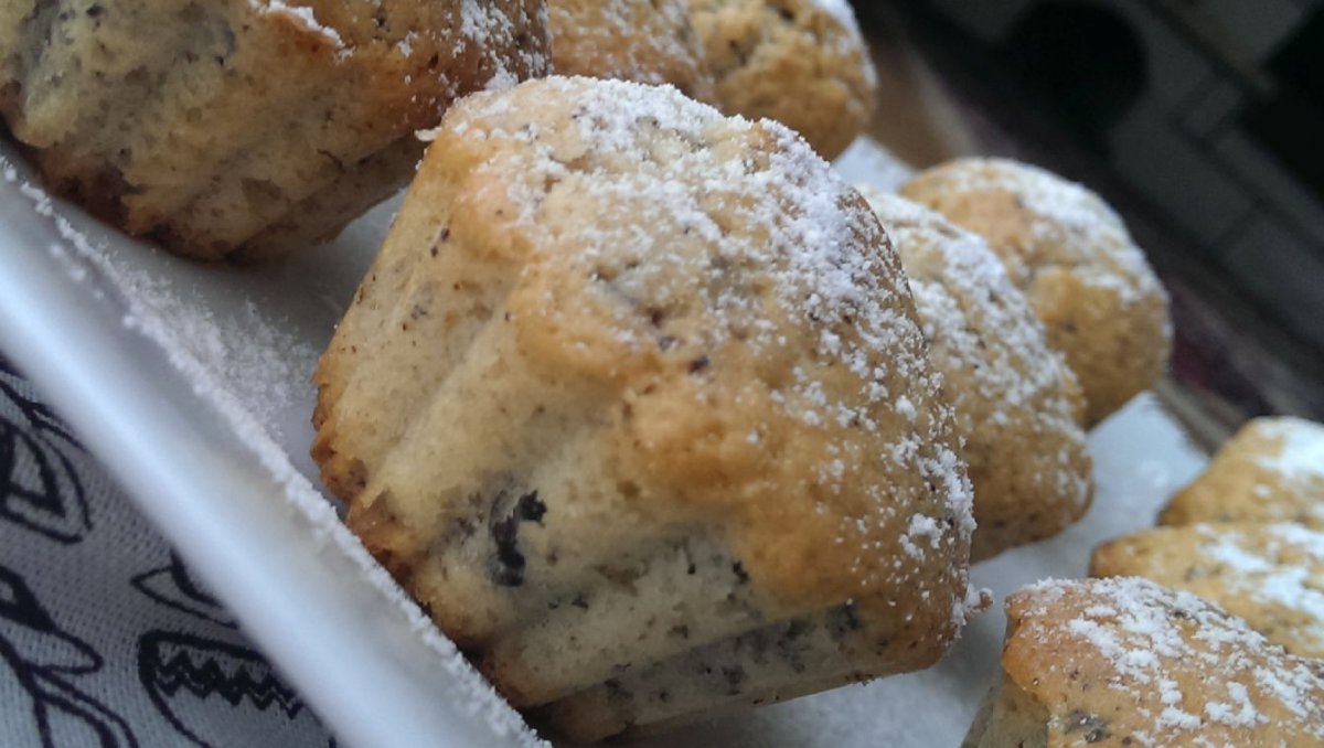 Babeczki z ciemną czekoladą. 