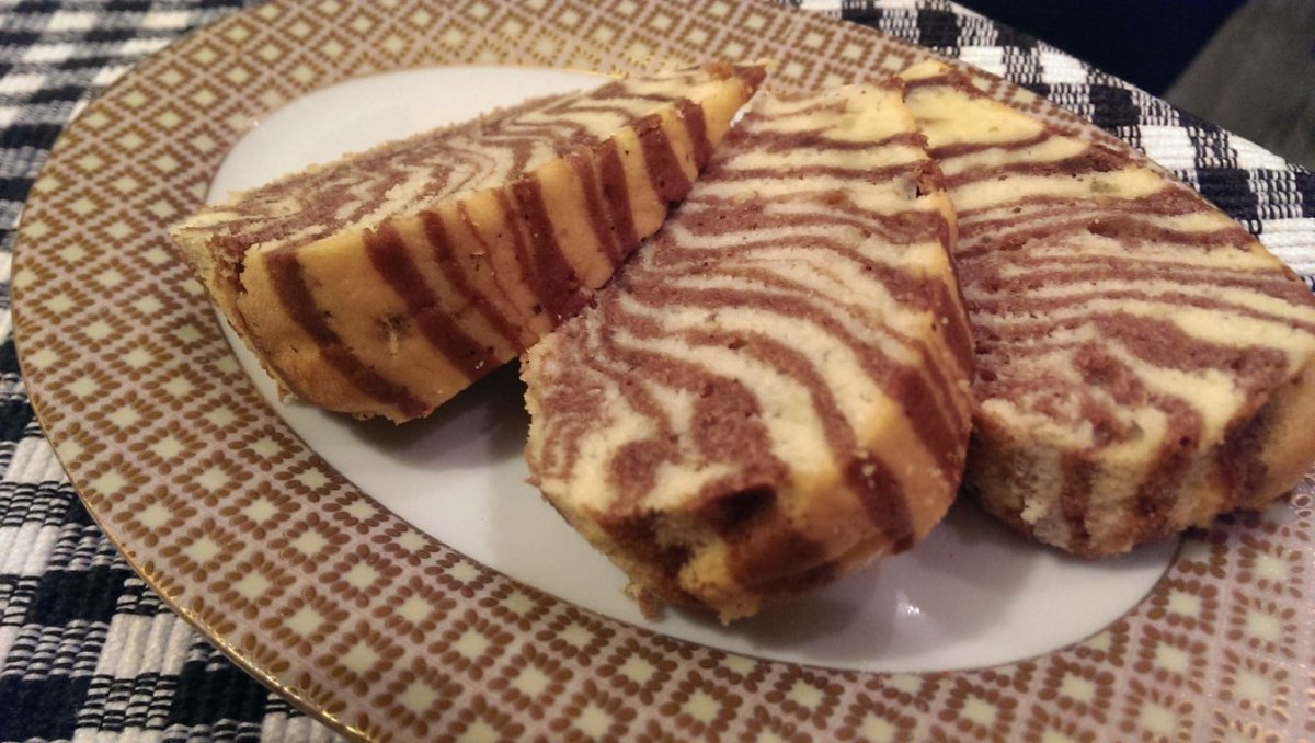 Ciasto zebra I
