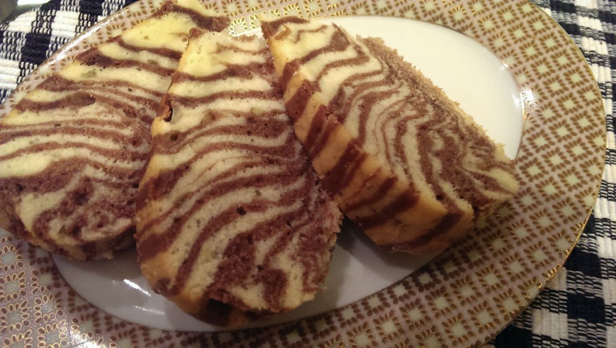 Ciasto zebra II