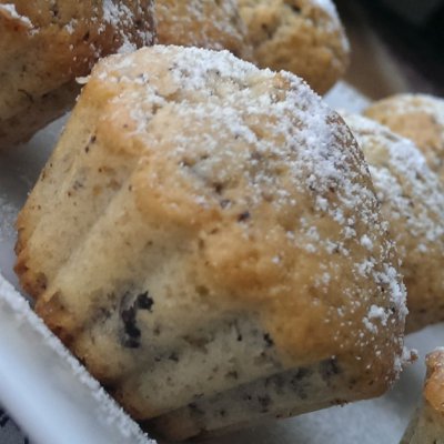 Babeczki z ciemną czekoladą. 