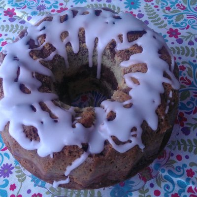 Babka piaskowa z lukrem.