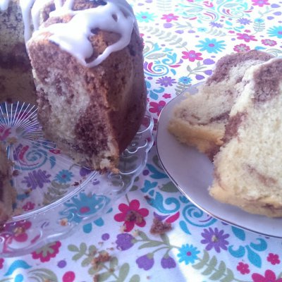 Babka piaskowa dwu-kolorowa