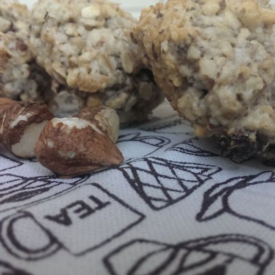 Ciasteczka owsiane z orzechami. 