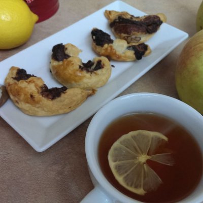 Rogaliki z czekoladą I