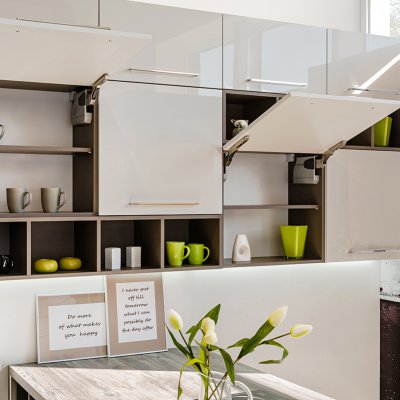 Nowoczesne podnośniki do szafek