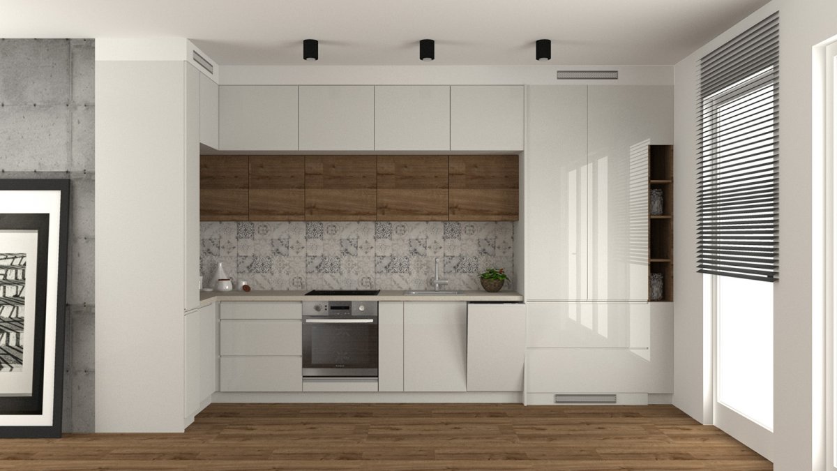 Aneks kuchenny otwarty na salon