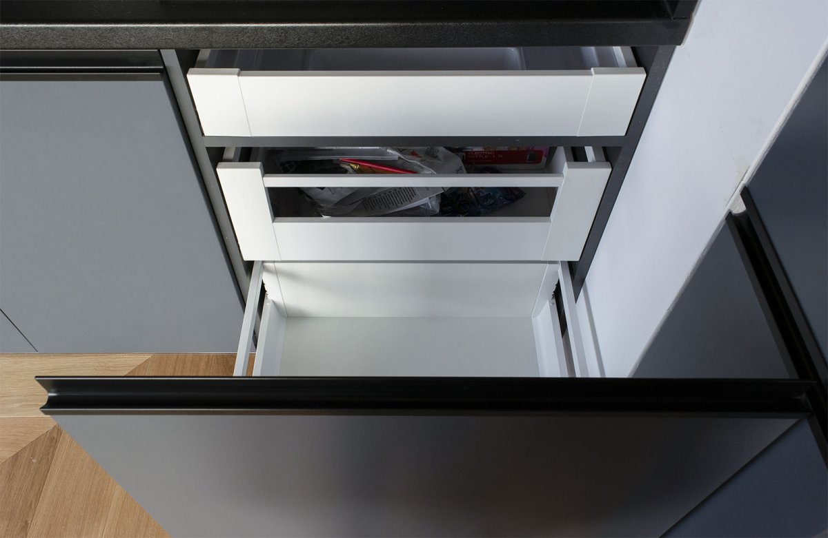 Szuflada Tandembox Antaro wewnęrzna.