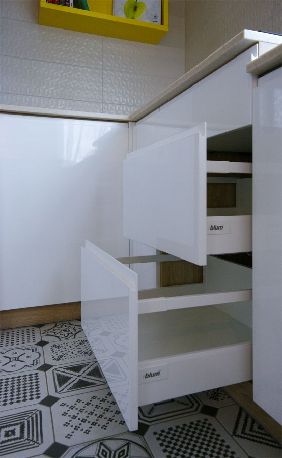 Szuflada Tandembox Antaro w białym kolorze