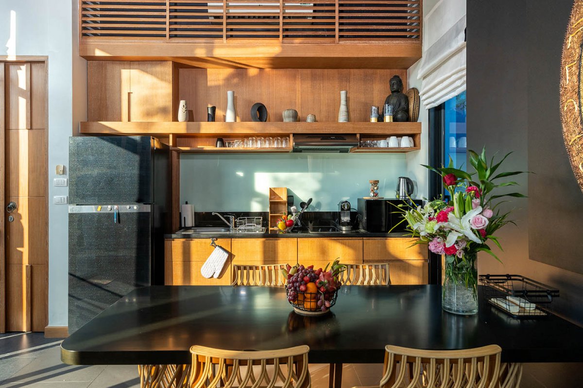 Kuchnia pod antresolą