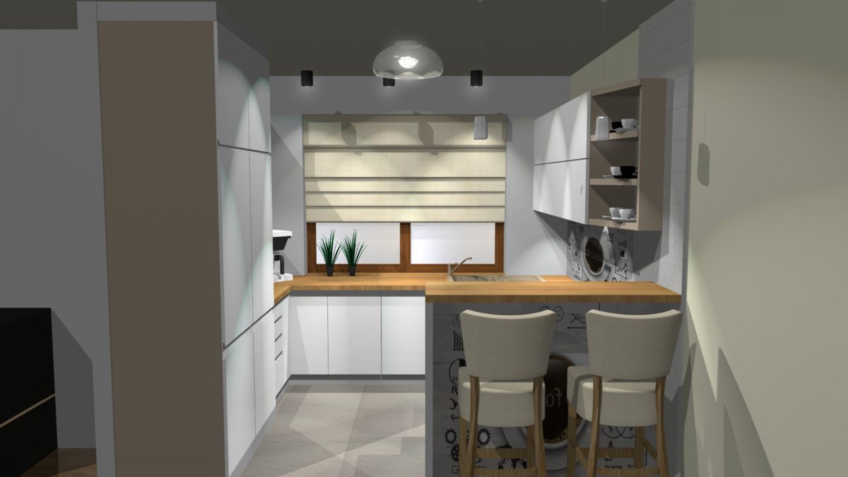 Kuchnia z barkiem II