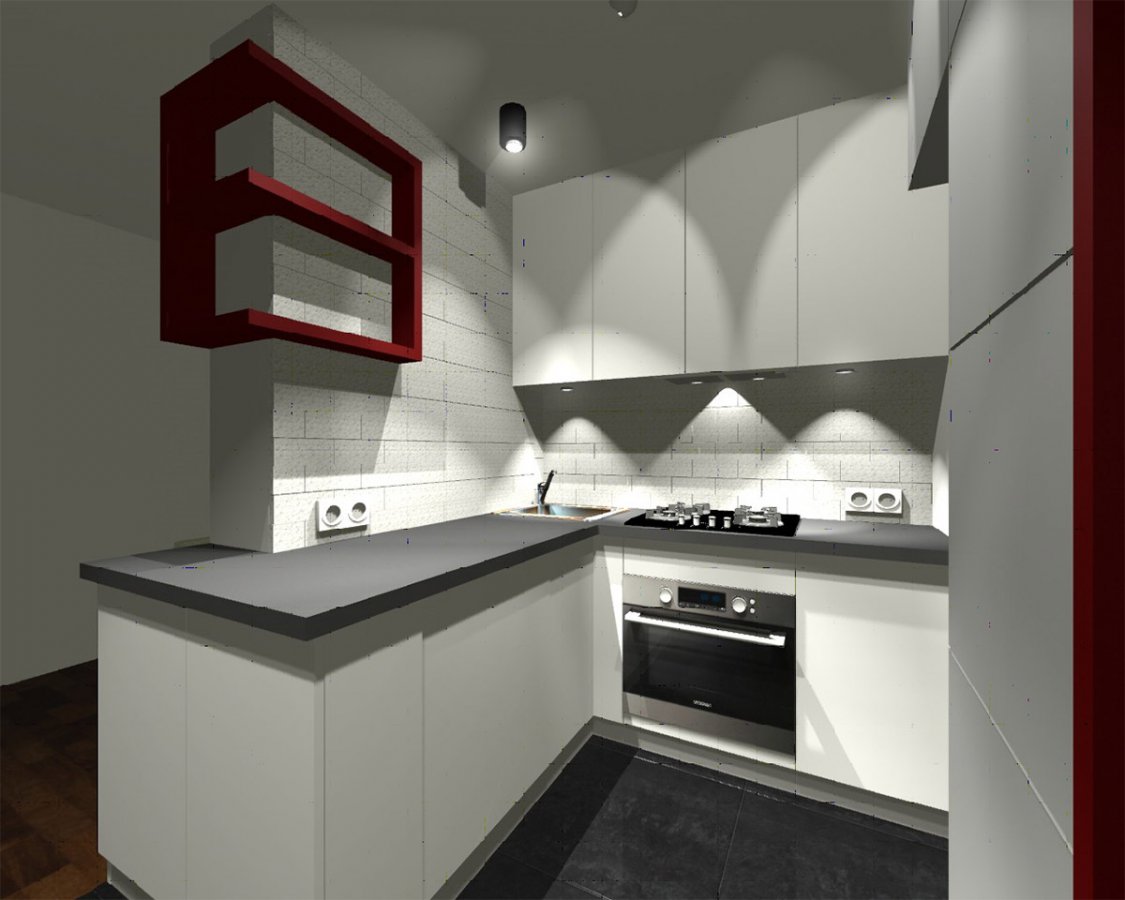 Projekt w programie PRO100 - wizualizacja