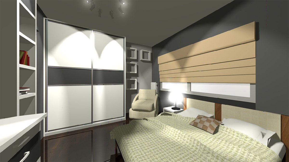 Projekt w programie PRO100 - wizualizacja