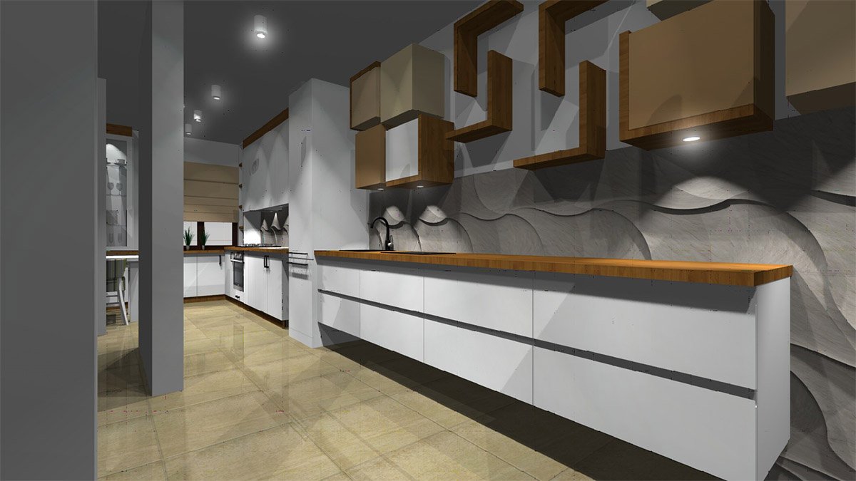 Projekt w programie PRO100 - wizualizacja