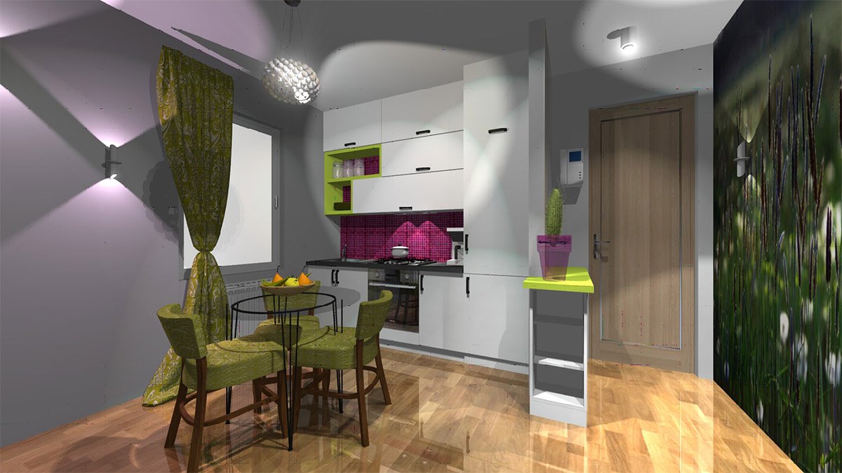 Projekt w programie PRO100 - wizualizacja