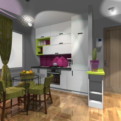 Kuchnia w kawalerce I