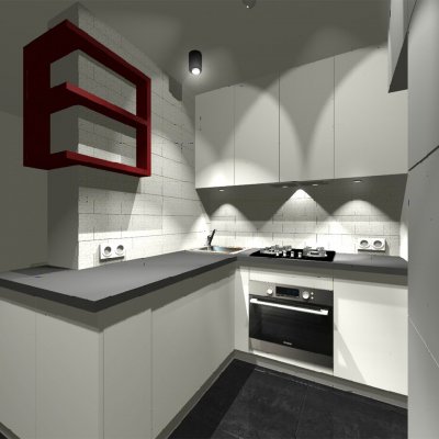 Projekt w programie PRO100 - wizualizacja