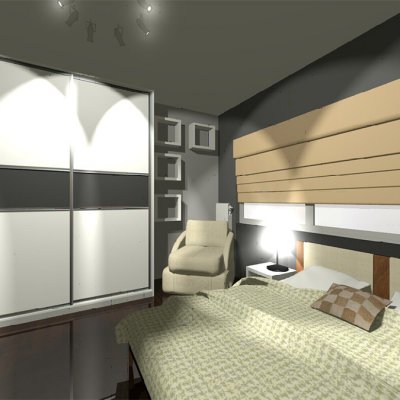 Projekt w programie PRO100 - wizualizacja