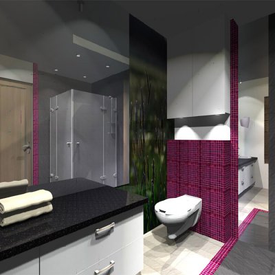 Projekt w programie PRO100 - wizualizacja