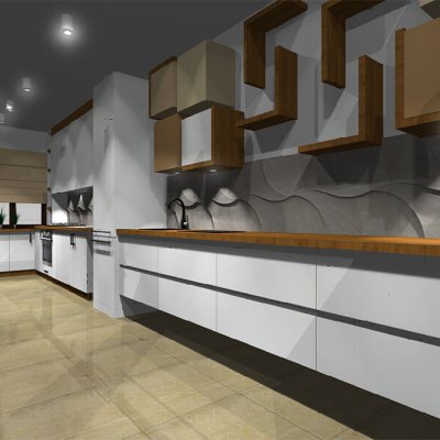 Projekt w programie PRO100 - wizualizacja