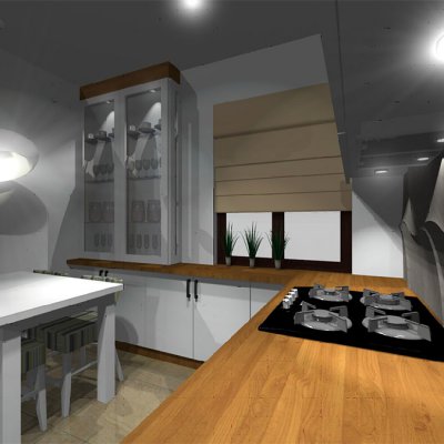 Projekt w programie PRO100 - wizualizacja