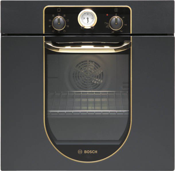 Piekarnik i kuchenka w czarnym kolorze Bosch