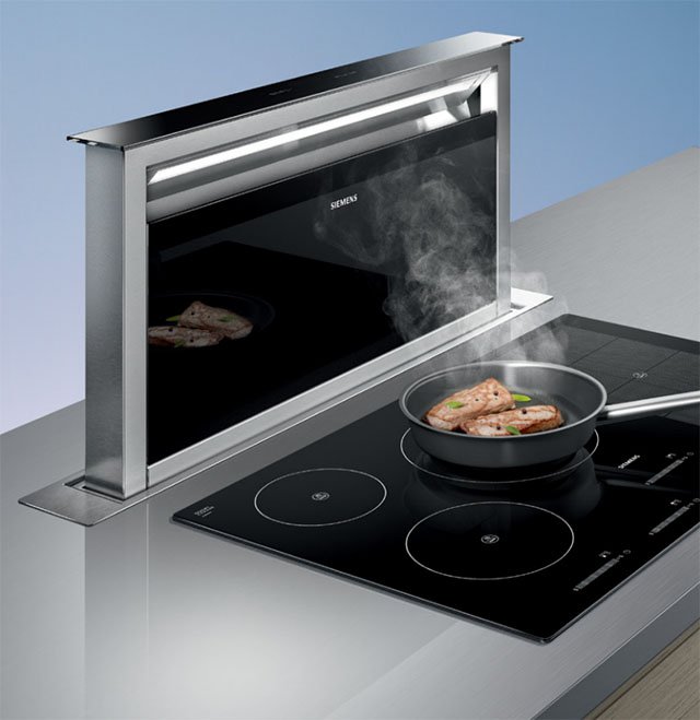 Okap wysuwany z blatu Siemens LD 97AA670