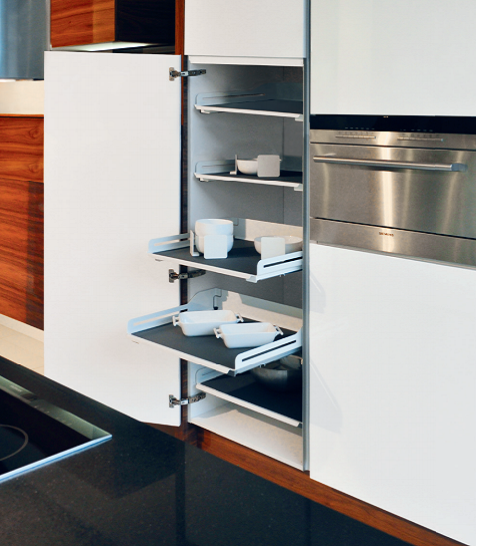 Półki Extendo z wykończeniem grafitowym